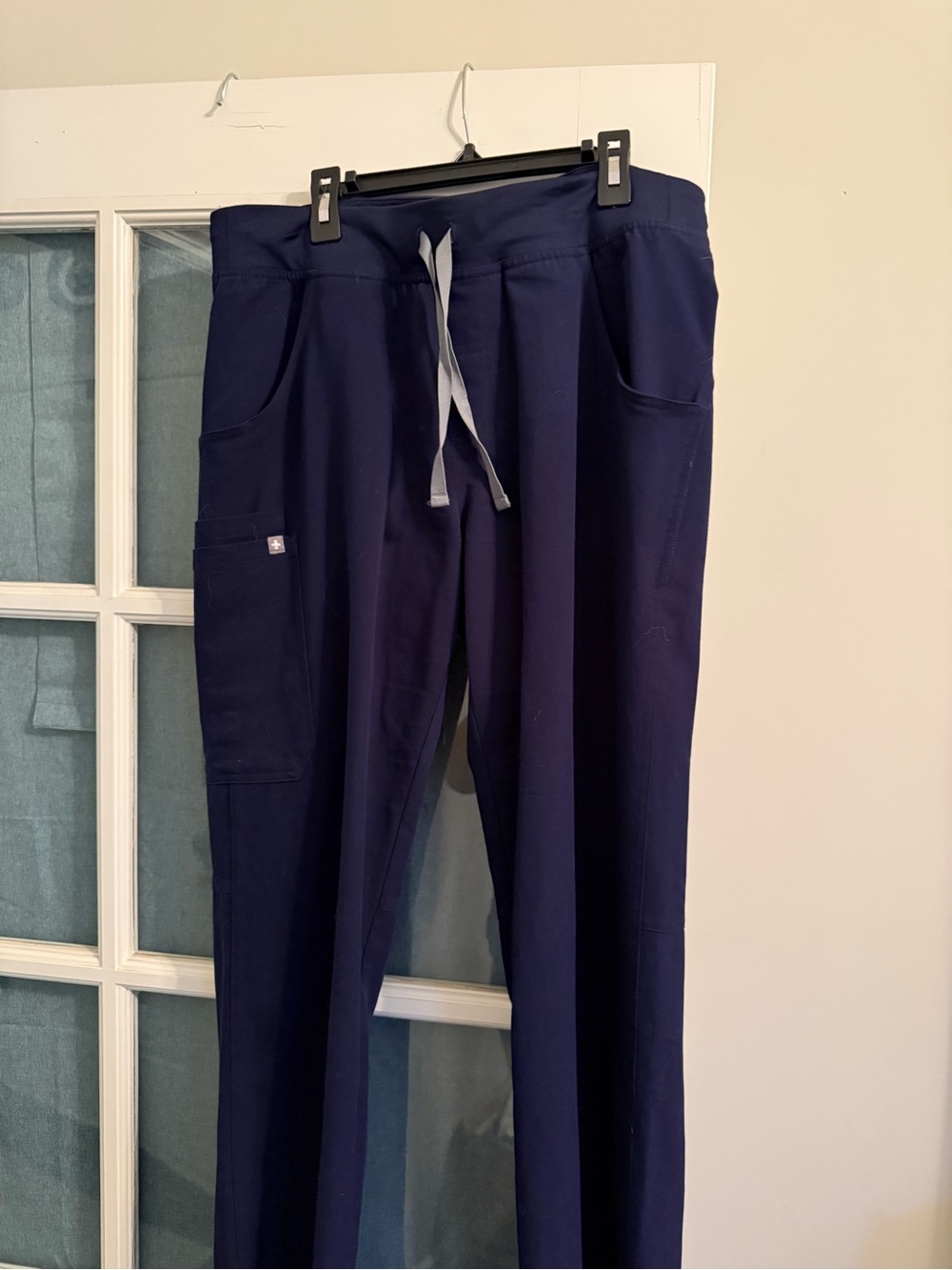 Women’s figs kade cargo Navy Drawstring Casual Pants